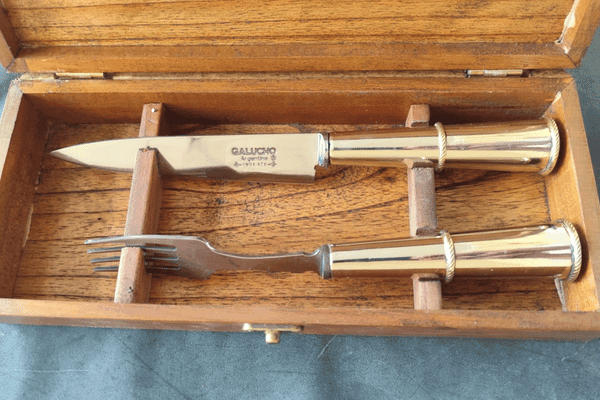 Picnic Pesado Alpaca Lisa Caja Madera