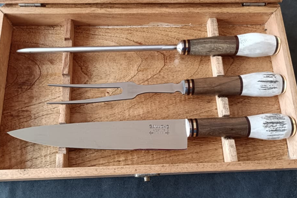 Parrillero Pesado Comb Parrillero Con Caja De Madera X 3